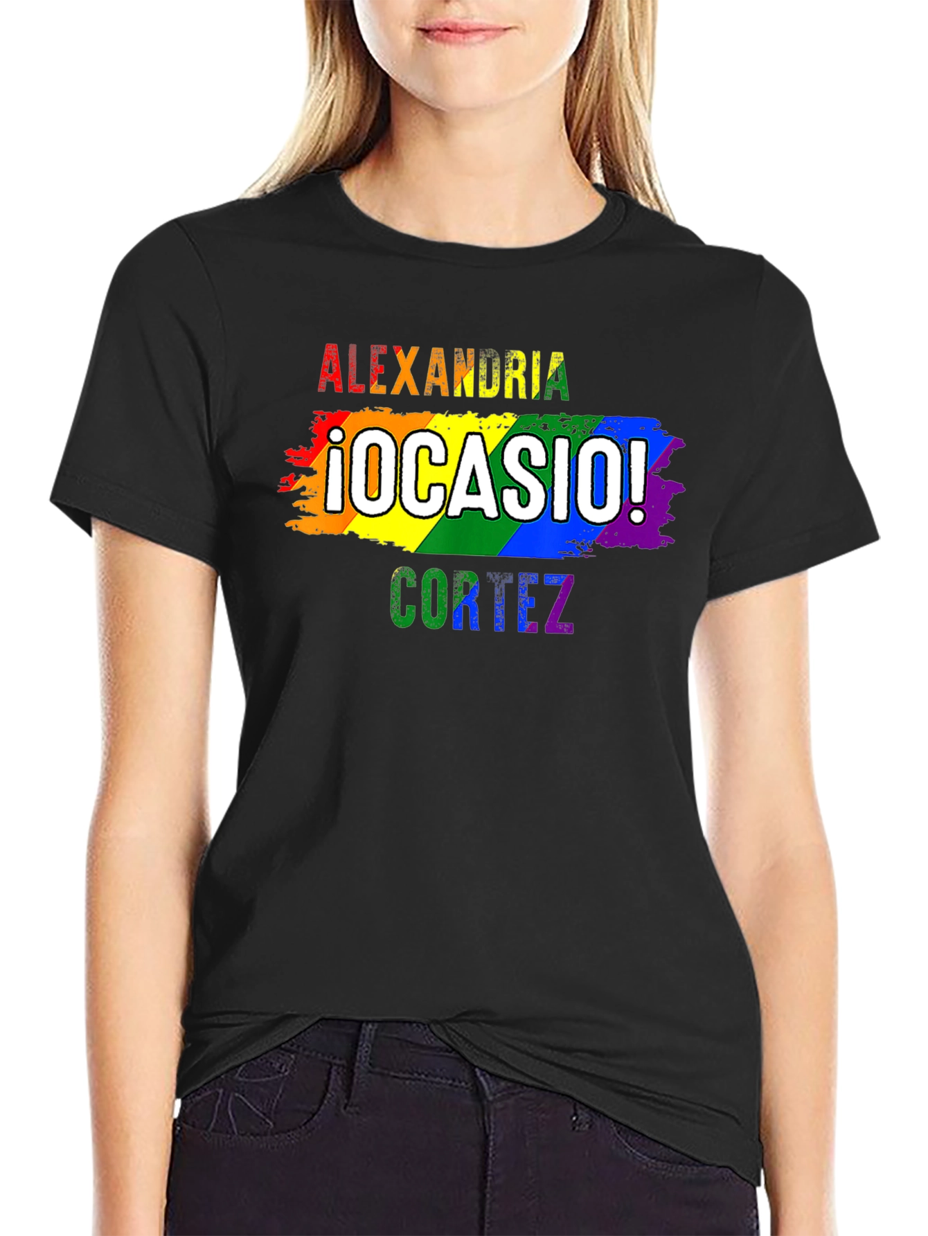 Alexandria Ocasio Cortez Pride T-Shirt