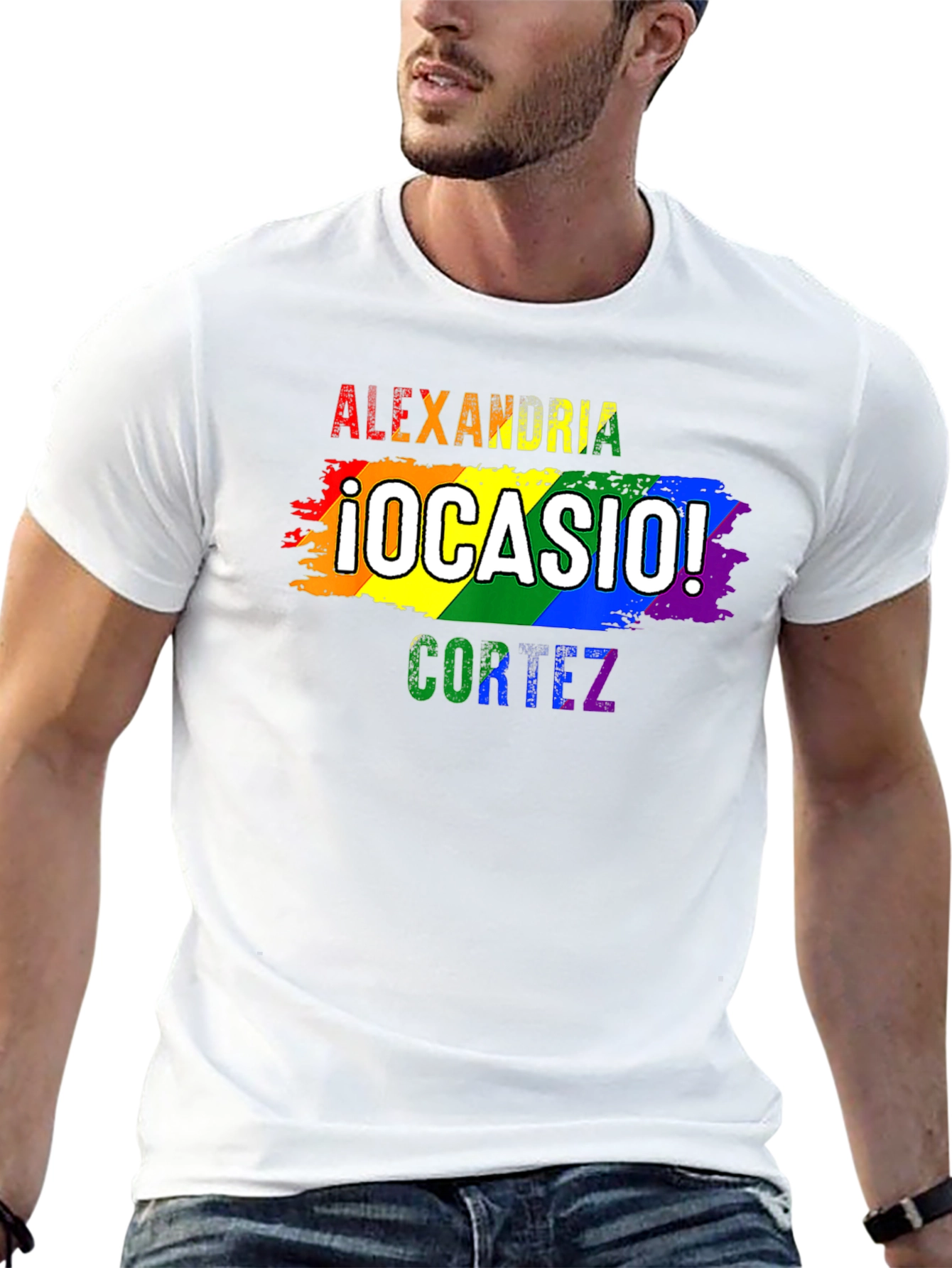 Alexandria Ocasio Cortez Pride T-Shirt