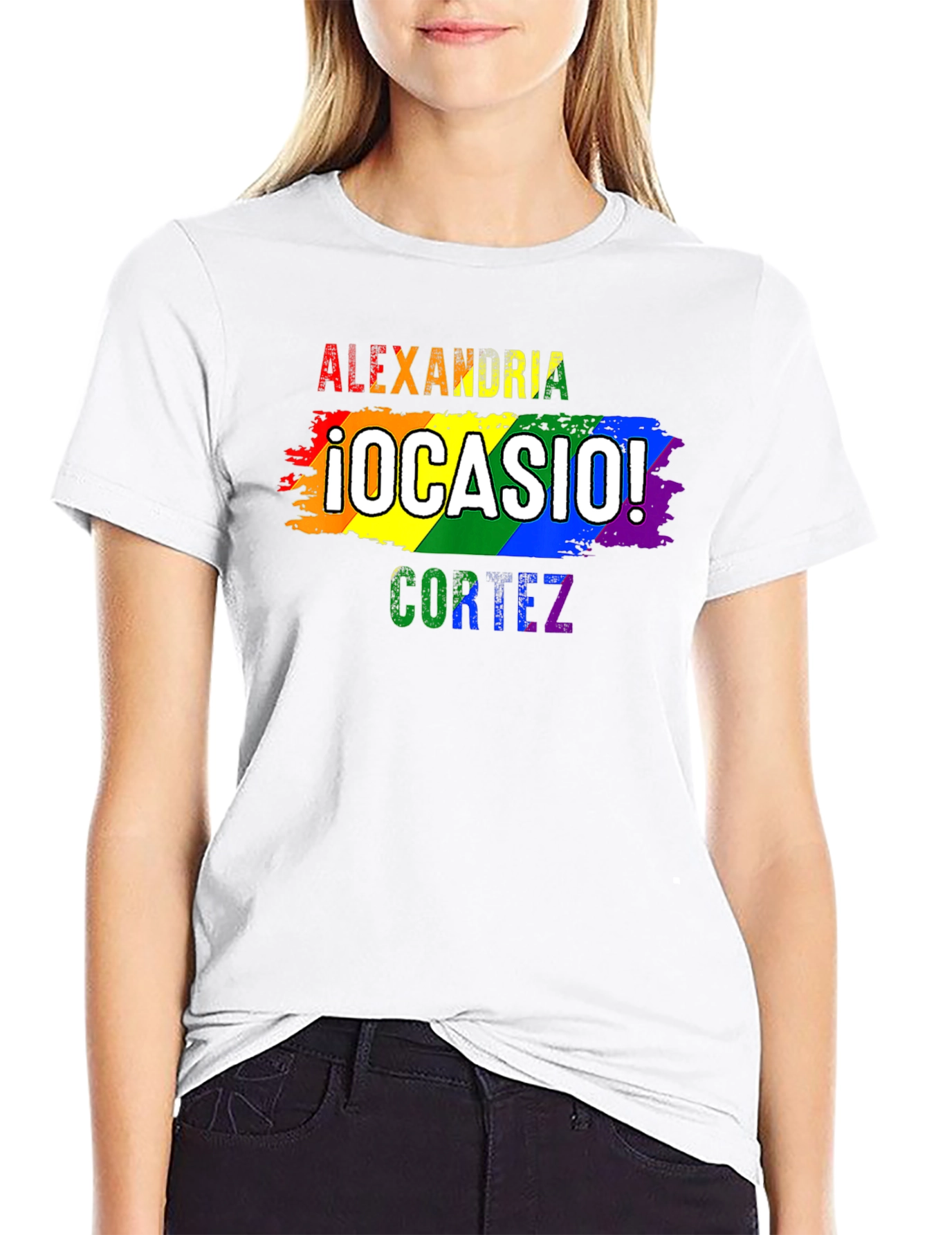 Alexandria Ocasio Cortez Pride T-Shirt