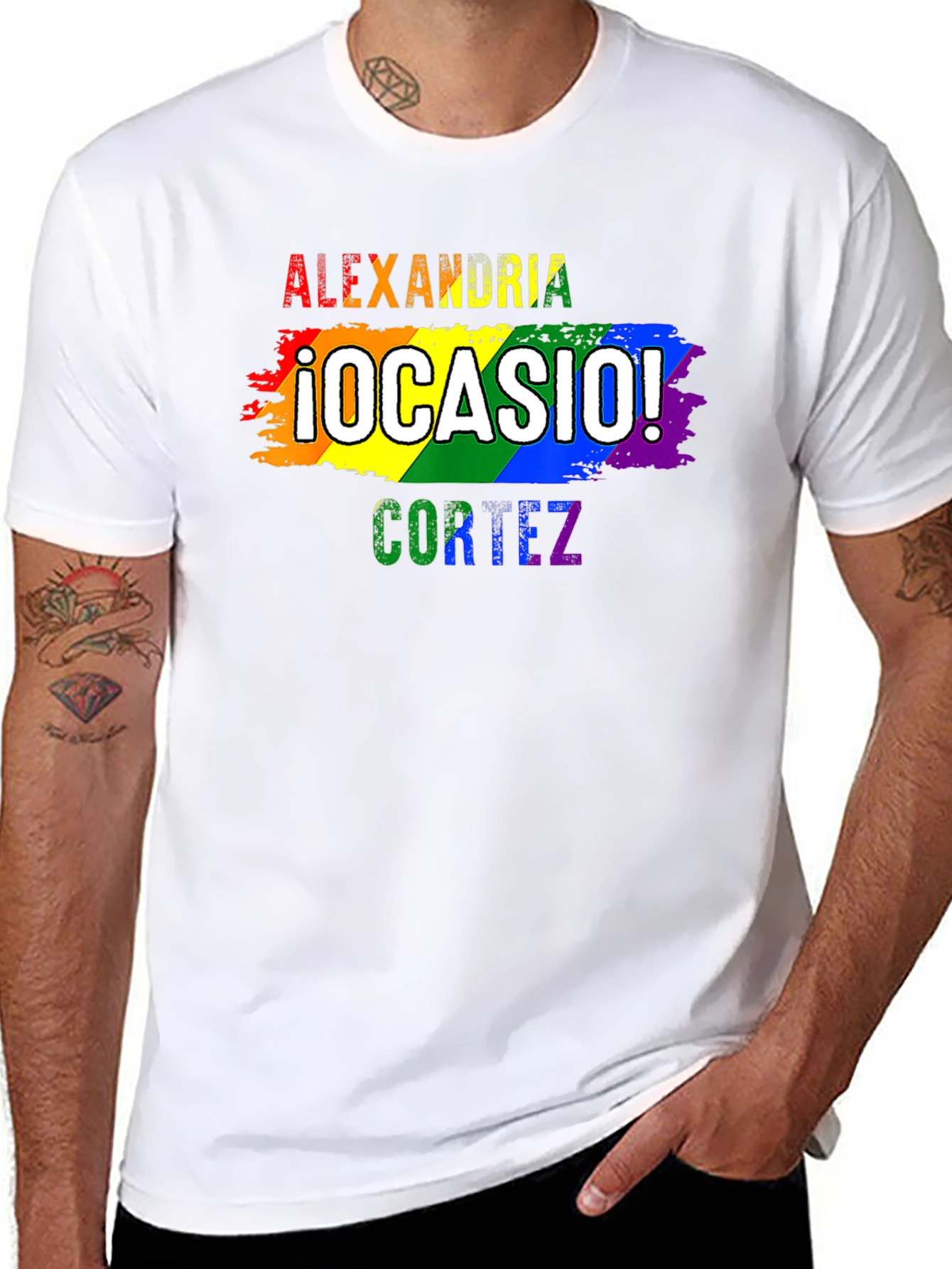 Alexandria Ocasio Cortez Pride T-Shirt