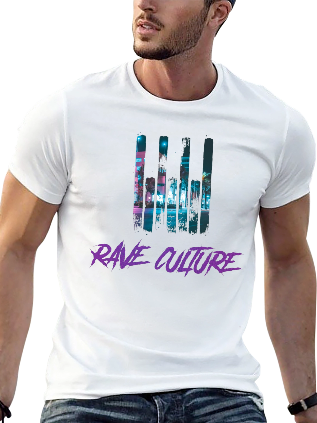 Rave Culture Graphic T-Shirt - Black