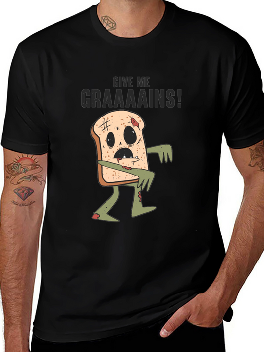 Zombie Toast T-Shirt - Give Me Graaains!