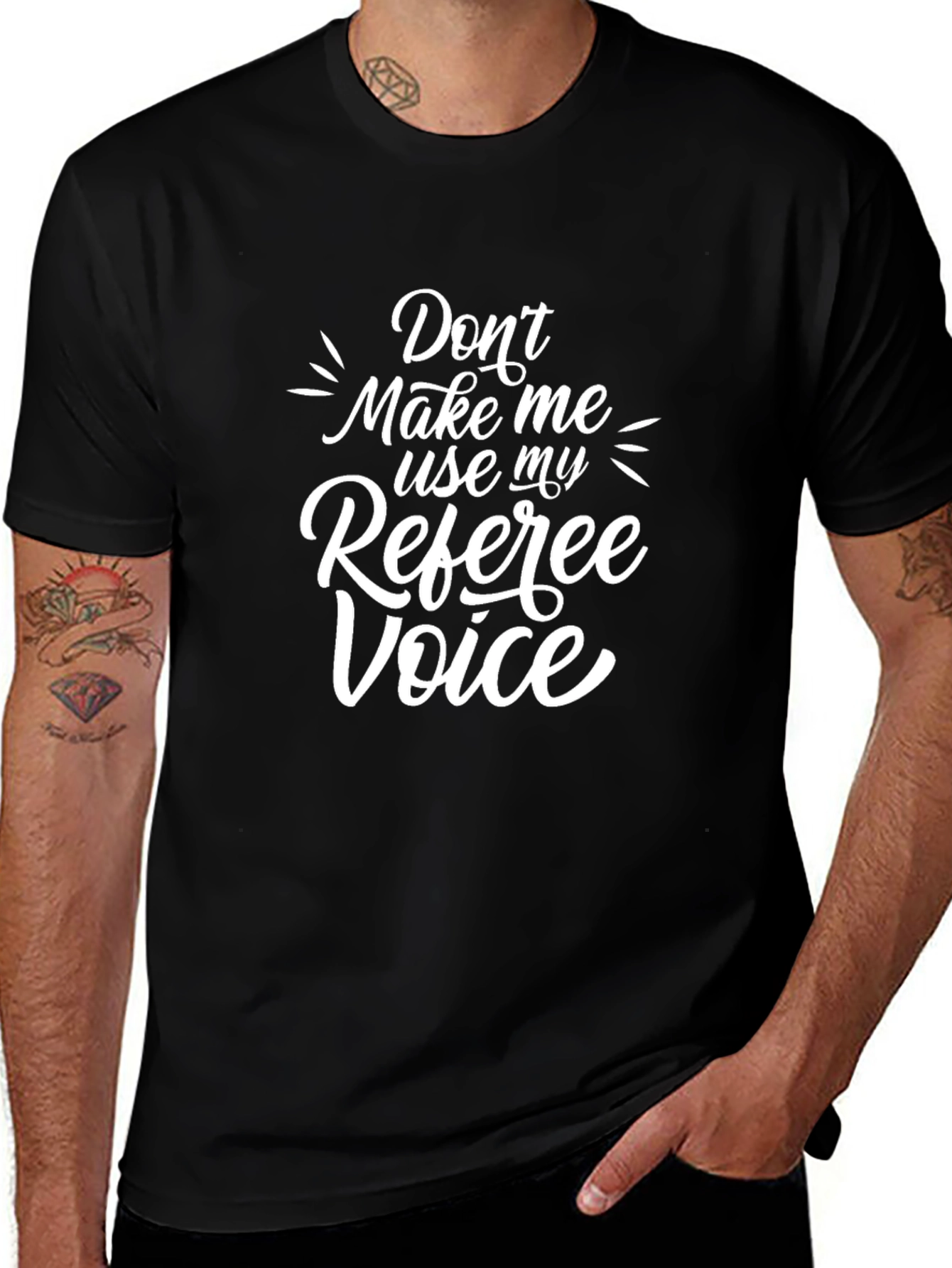 Referee Voice T-Shirt: Funny Referee Gift
