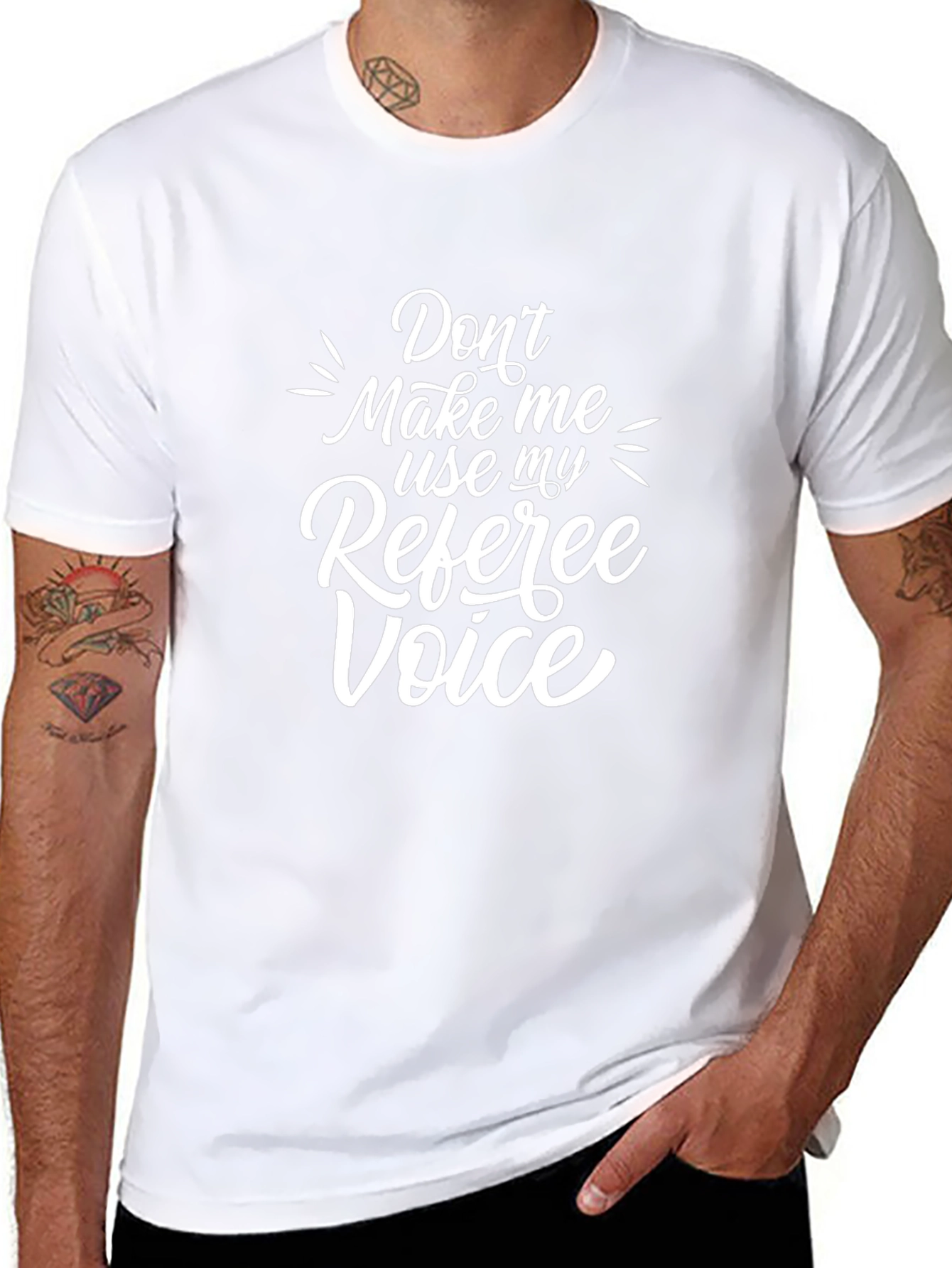 Referee Voice T-Shirt: Funny Referee Gift