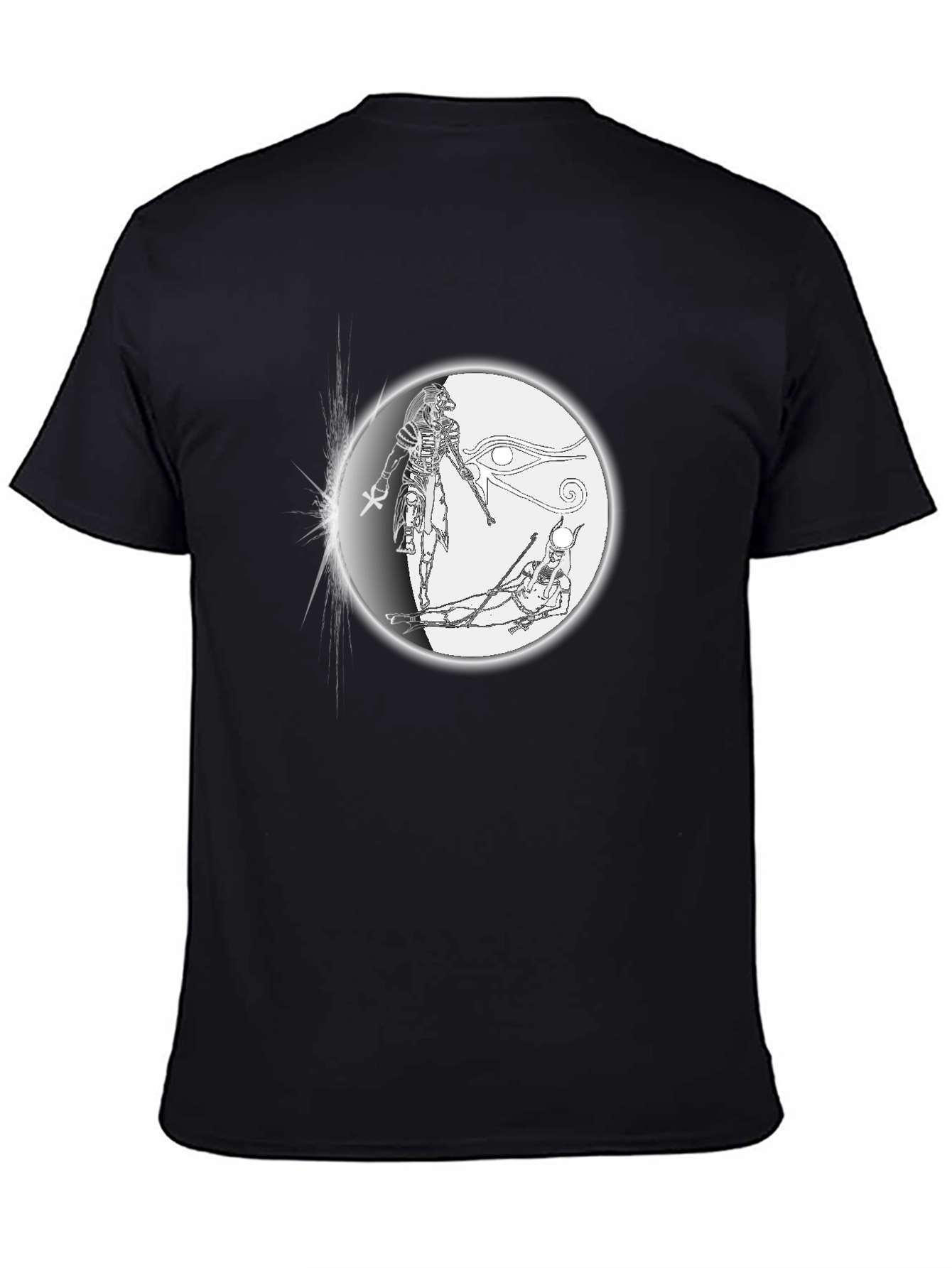 Egyptian Gods Graphic Black T-Shirt