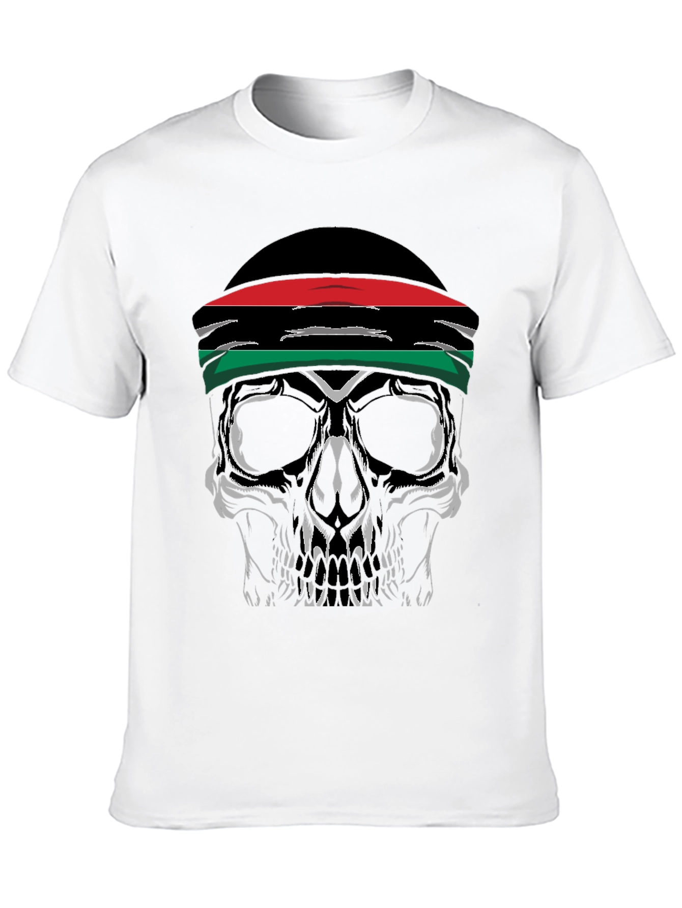 Skull Headband Graphic Tee
