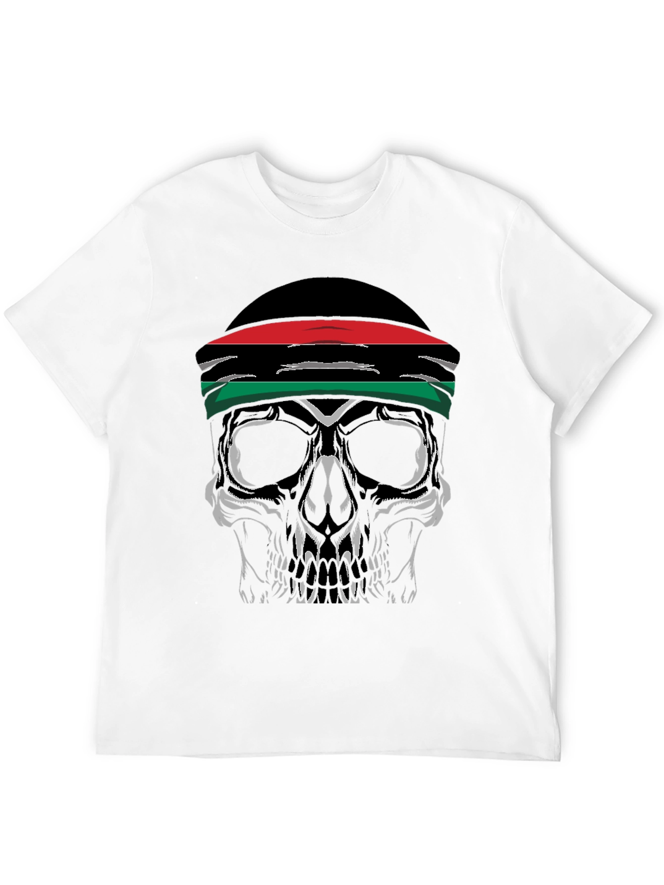 Skull Headband Graphic Tee