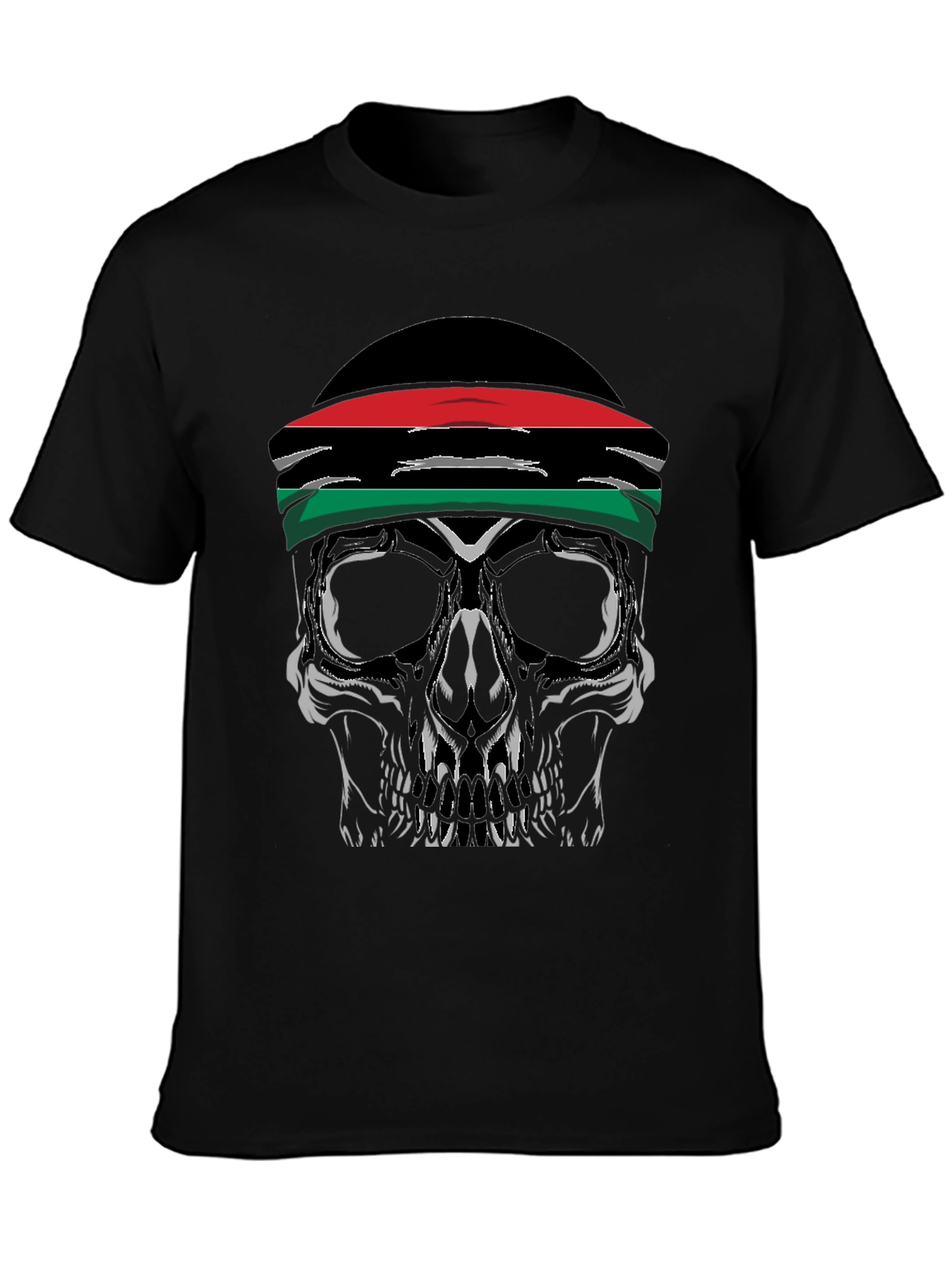 Skull Headband Graphic Tee