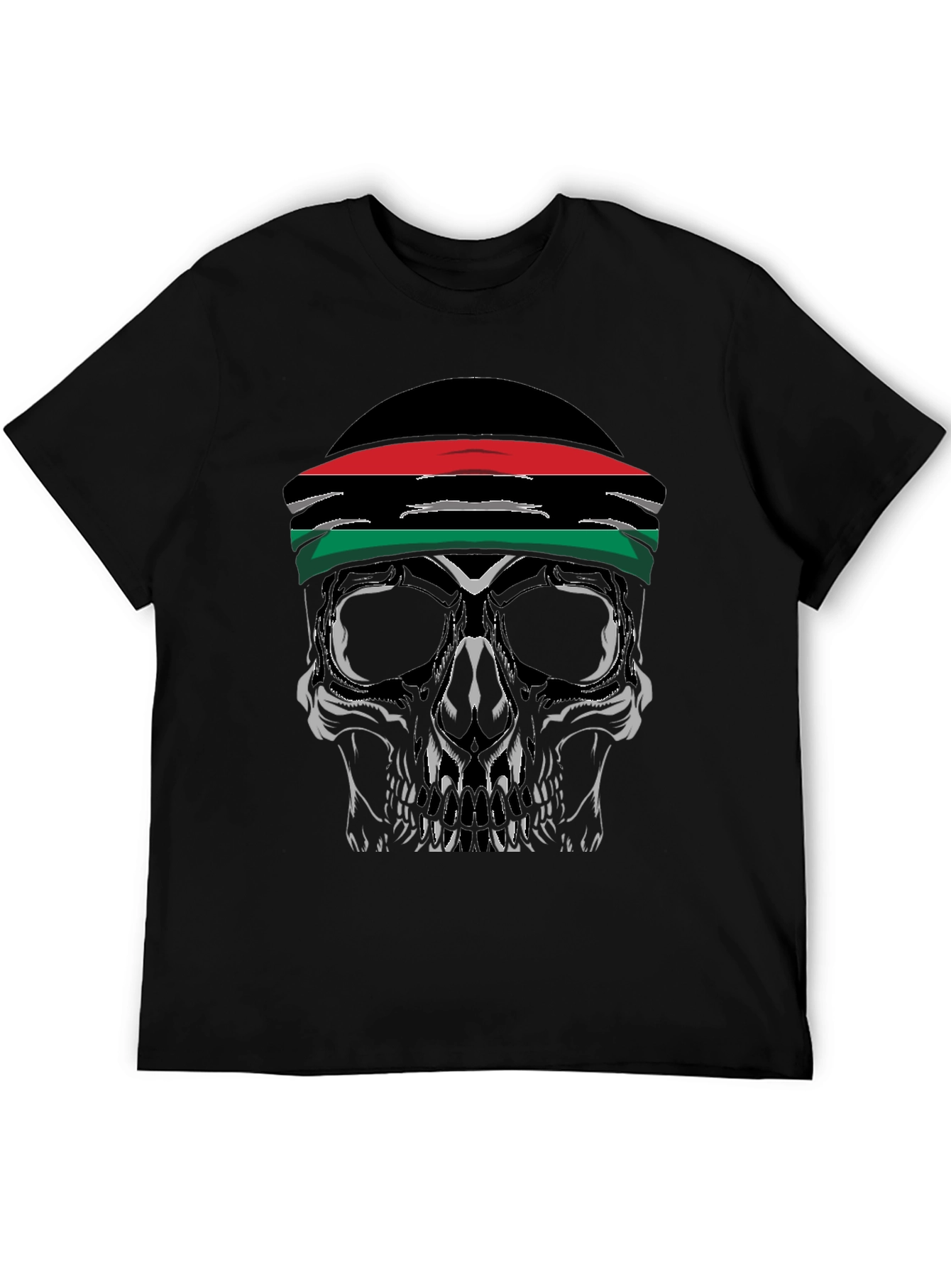 Skull Headband Graphic Tee
