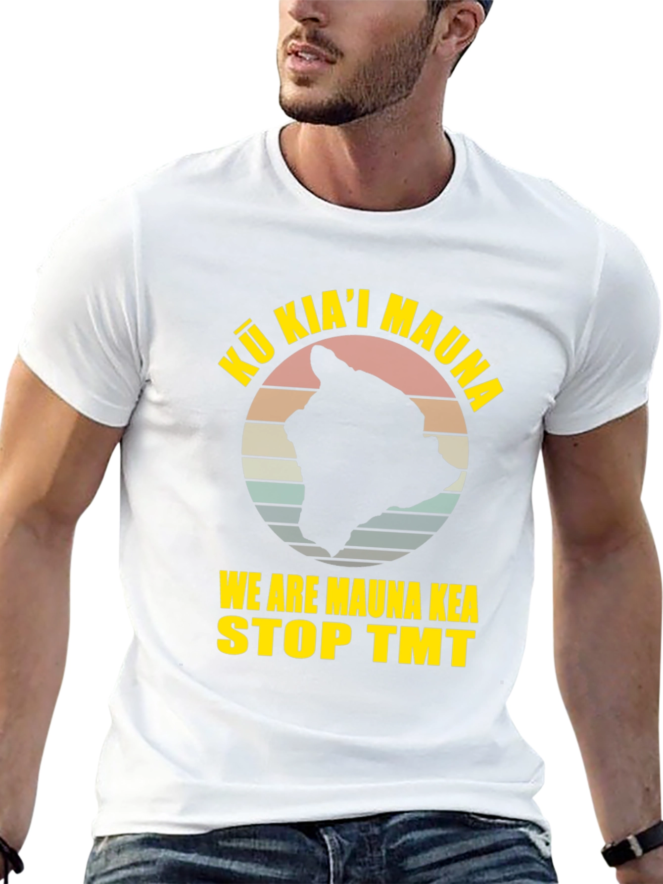 Kū Kiaʻi Mauna Stop TMT Graphic Tee