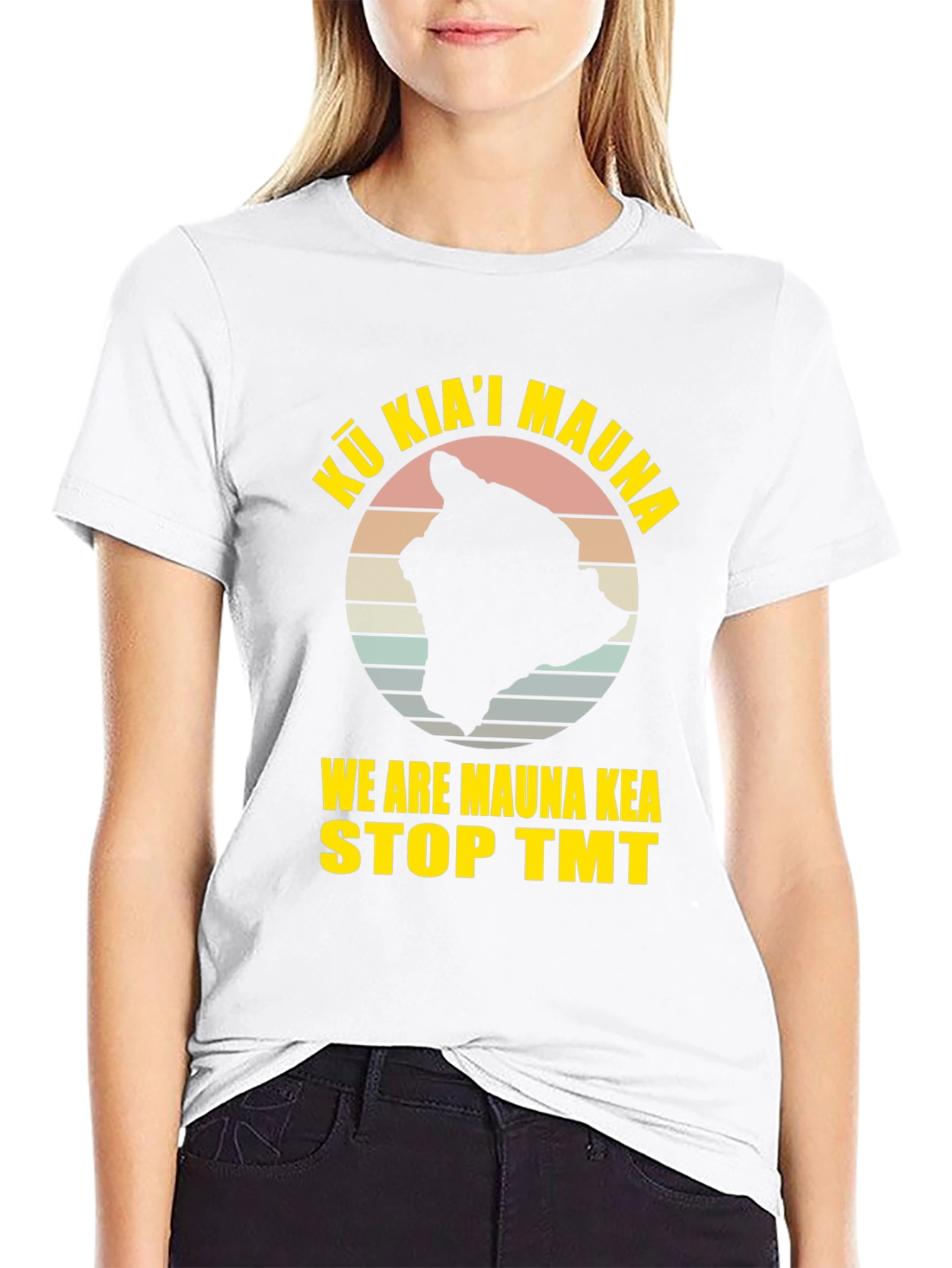 Kū Kiaʻi Mauna Stop TMT Graphic Tee