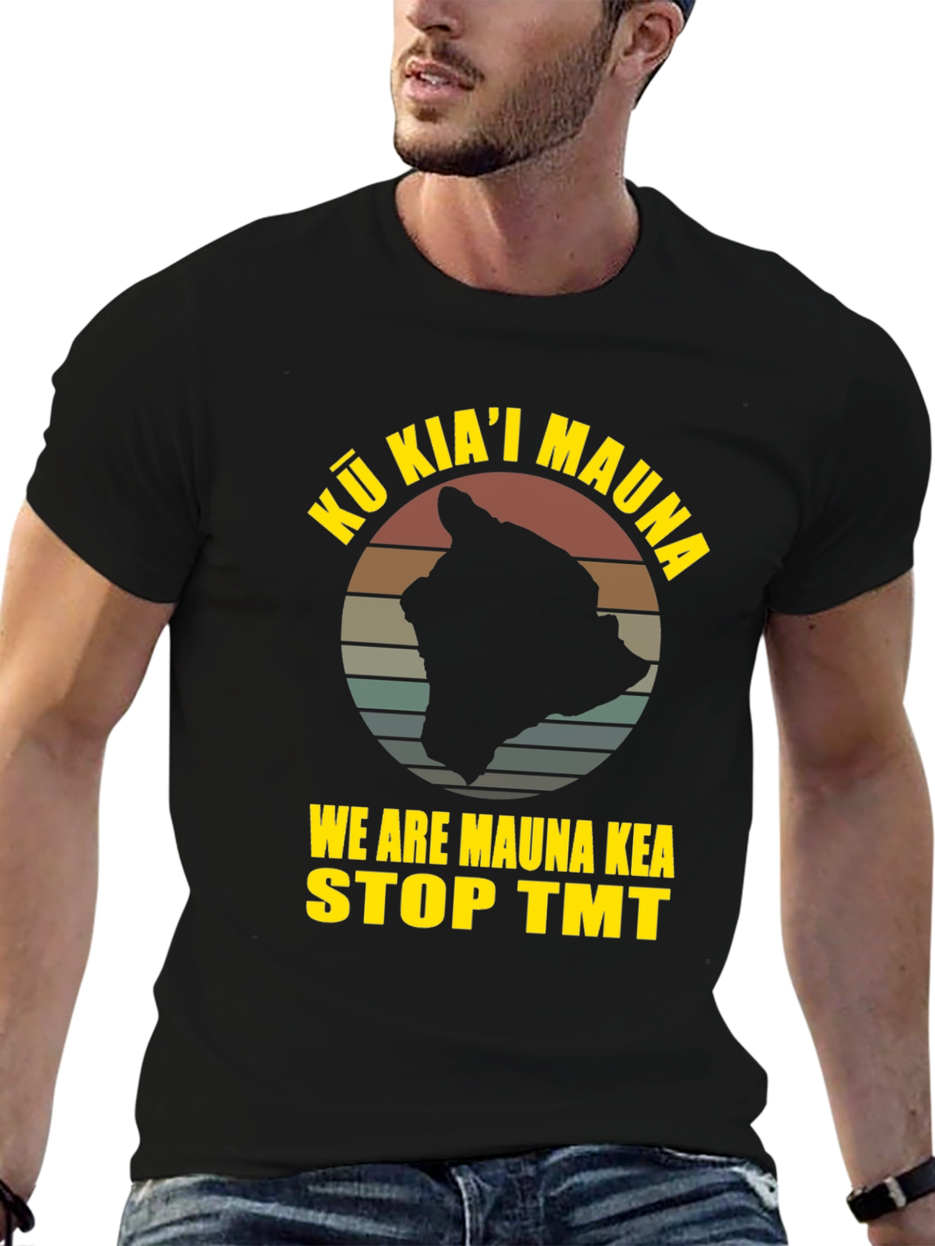 Kū Kiaʻi Mauna Stop TMT Graphic Tee