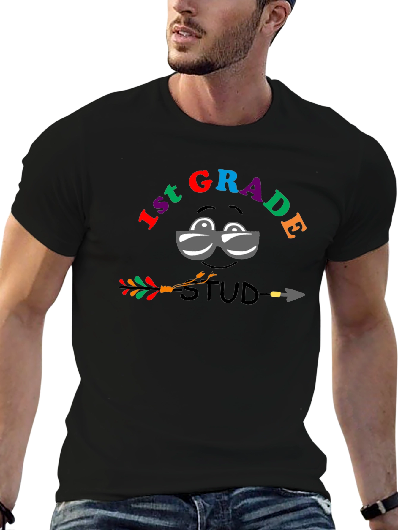 1st Grade Stud T-Shirt - Back to School Style