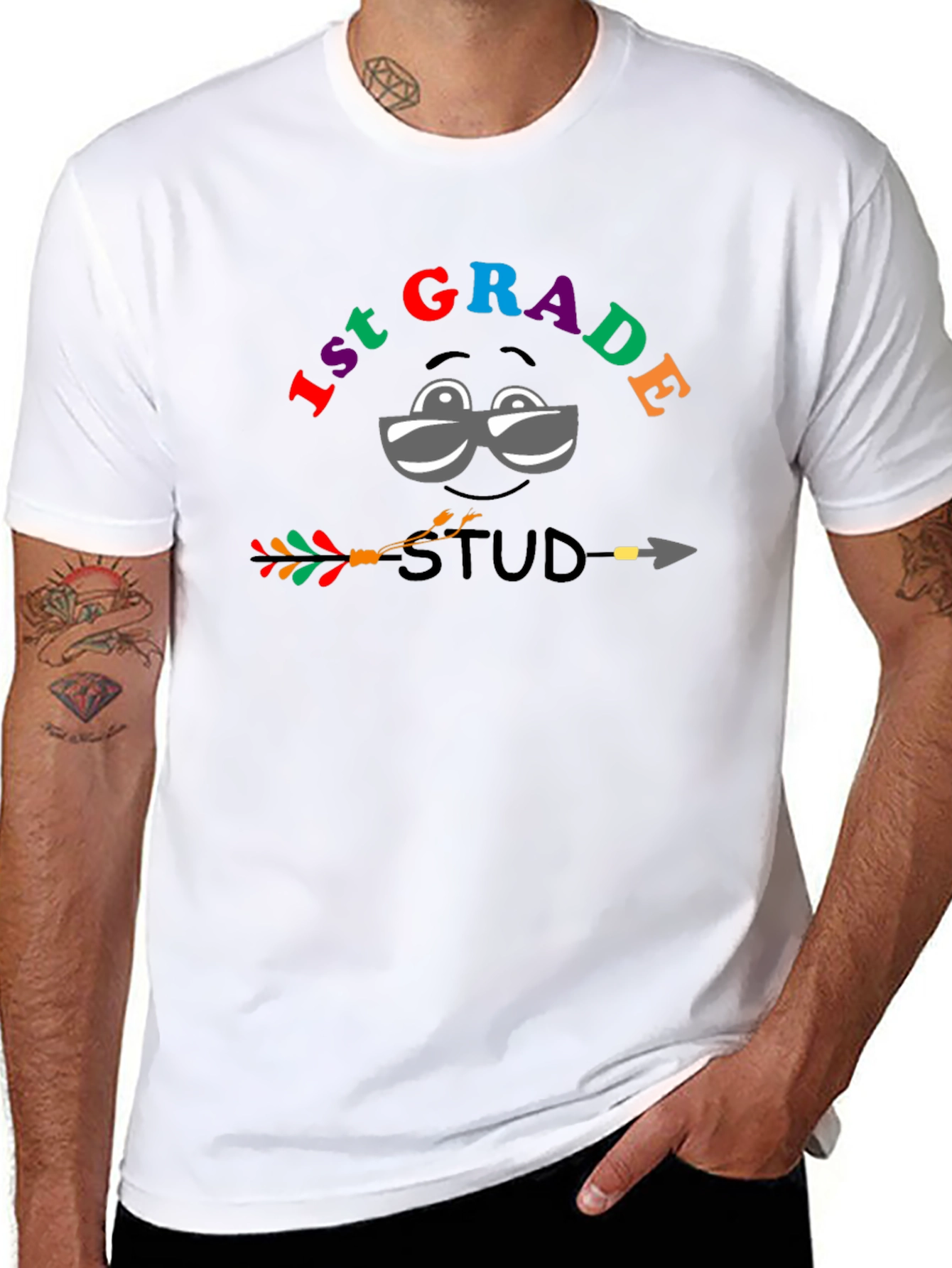1st Grade Stud T-Shirt - Back to School Style