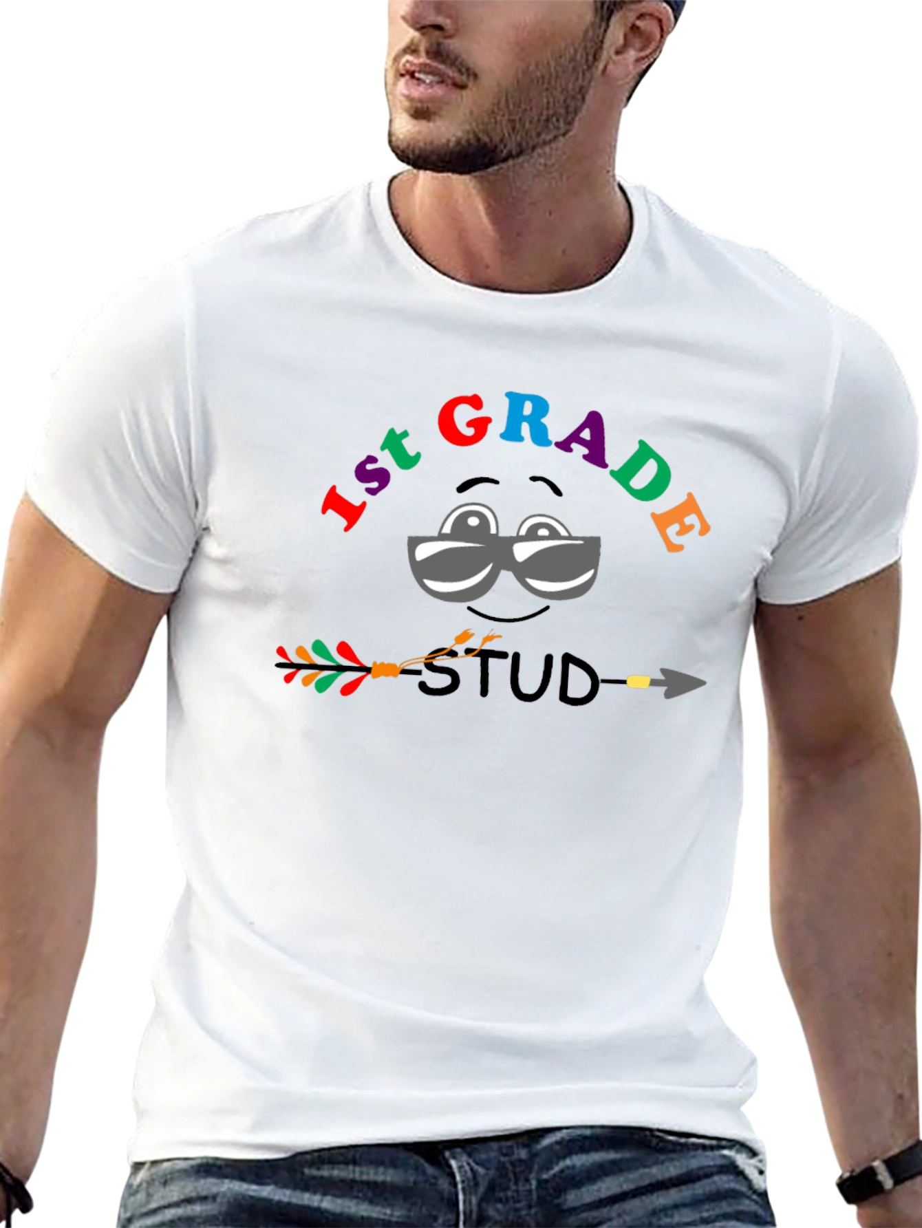 1st Grade Stud T-Shirt - Back to School Style