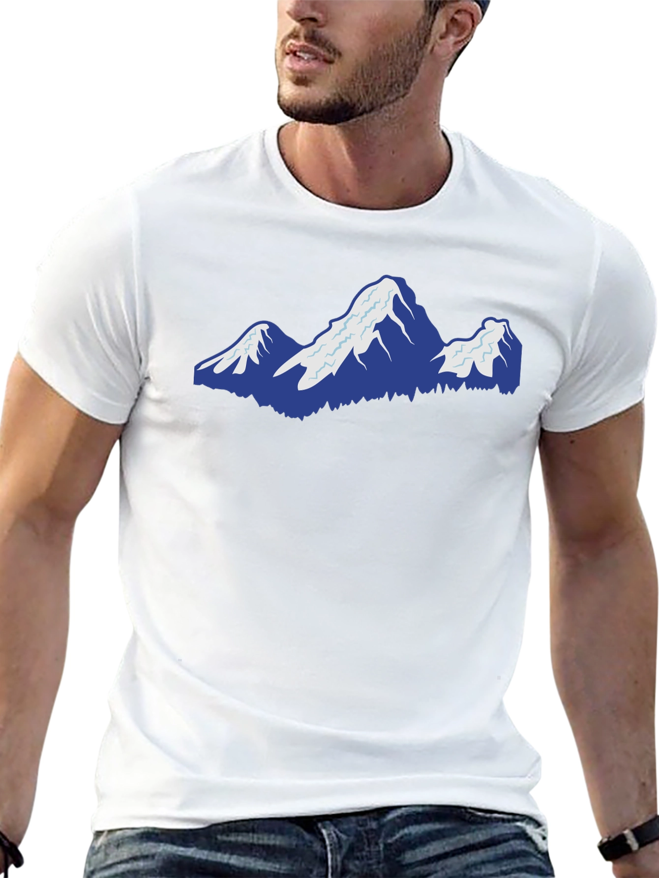 Mountain Graphic Black T-Shirt