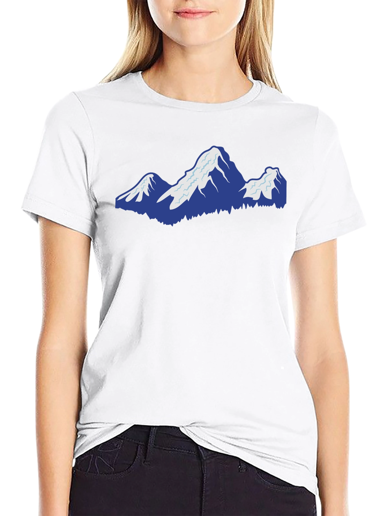 Mountain Graphic Black T-Shirt
