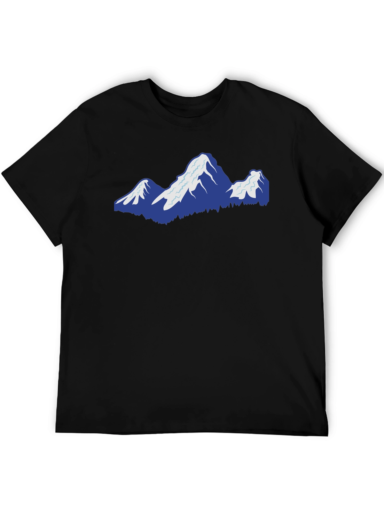 Mountain Graphic Black T-Shirt