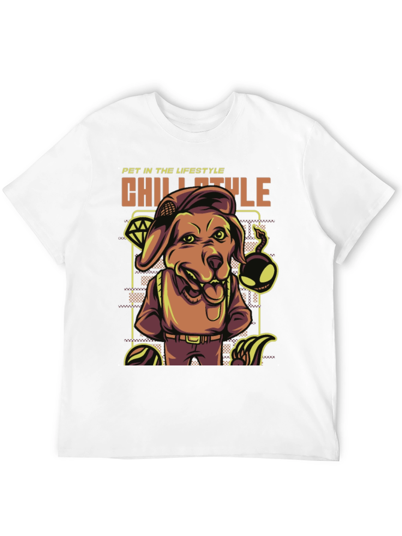 Chill Style Dog Graphic T-Shirt