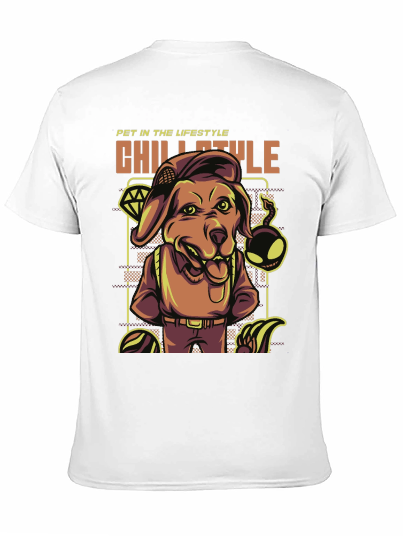 Chill Style Dog Graphic T-Shirt