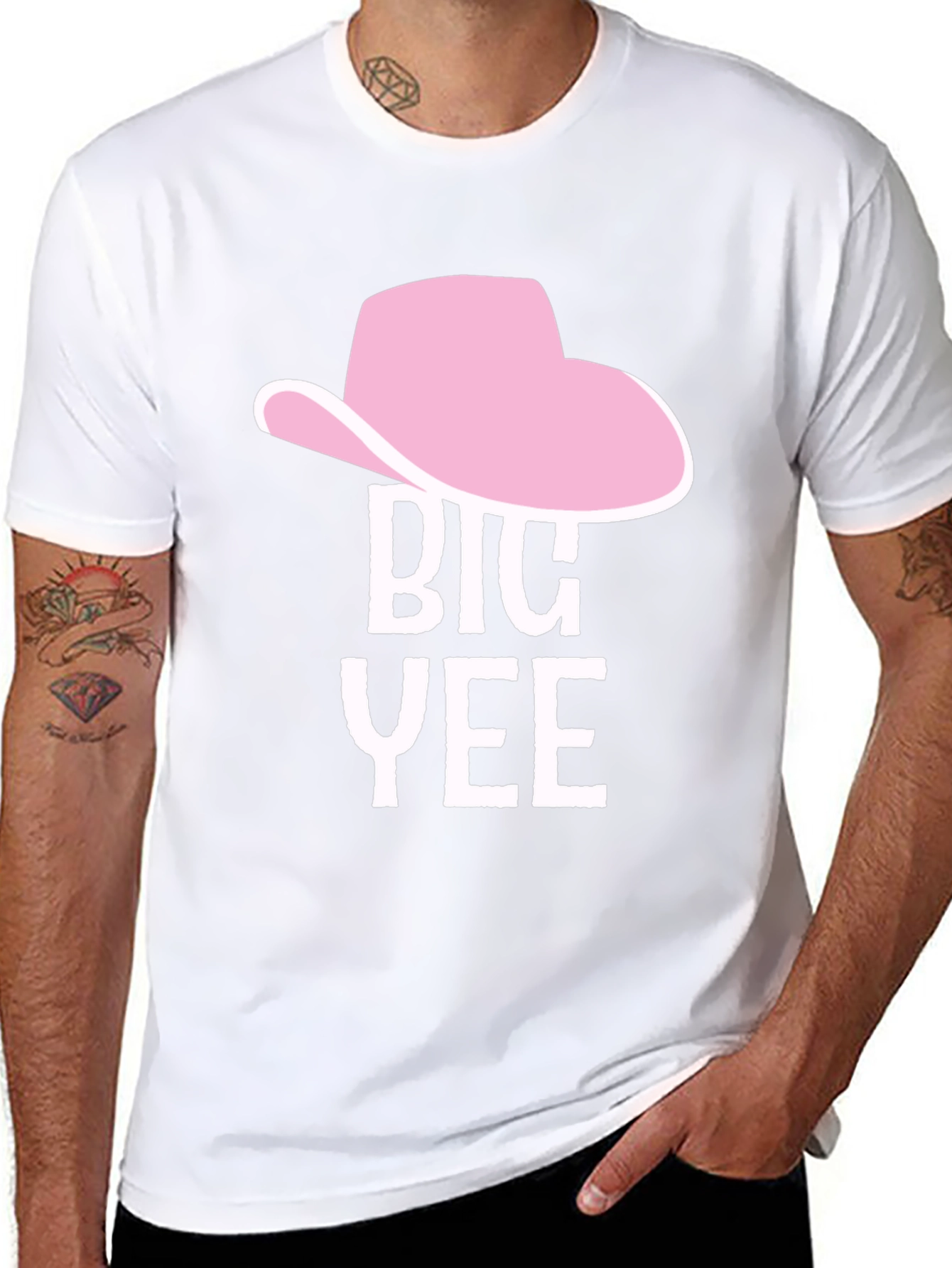 Big Yee Graphic T-Shirt Western Style