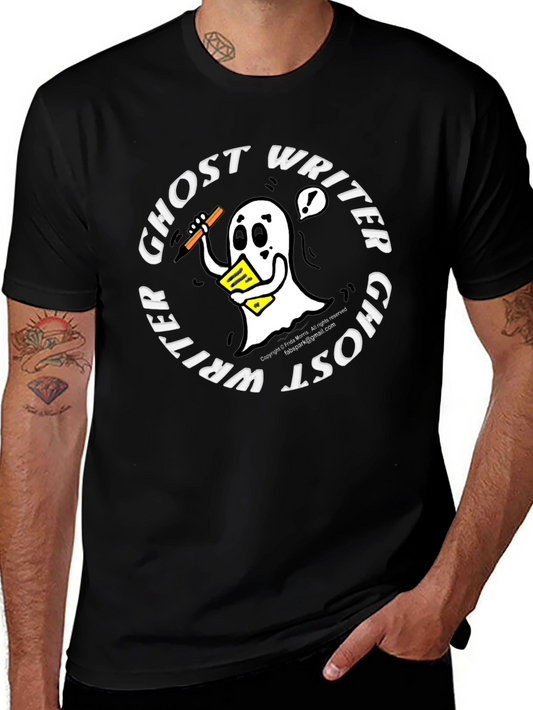 Ghost Writer T-Shirt - Funny Writing Apparel