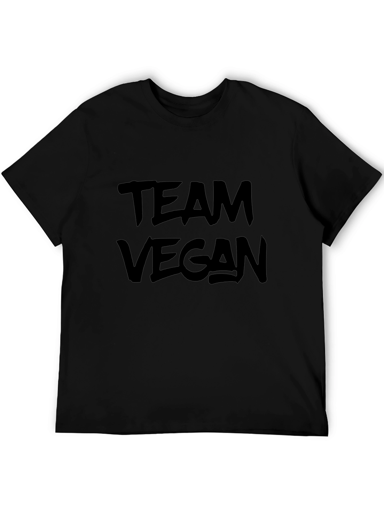 Team Vegan Black T-Shirt