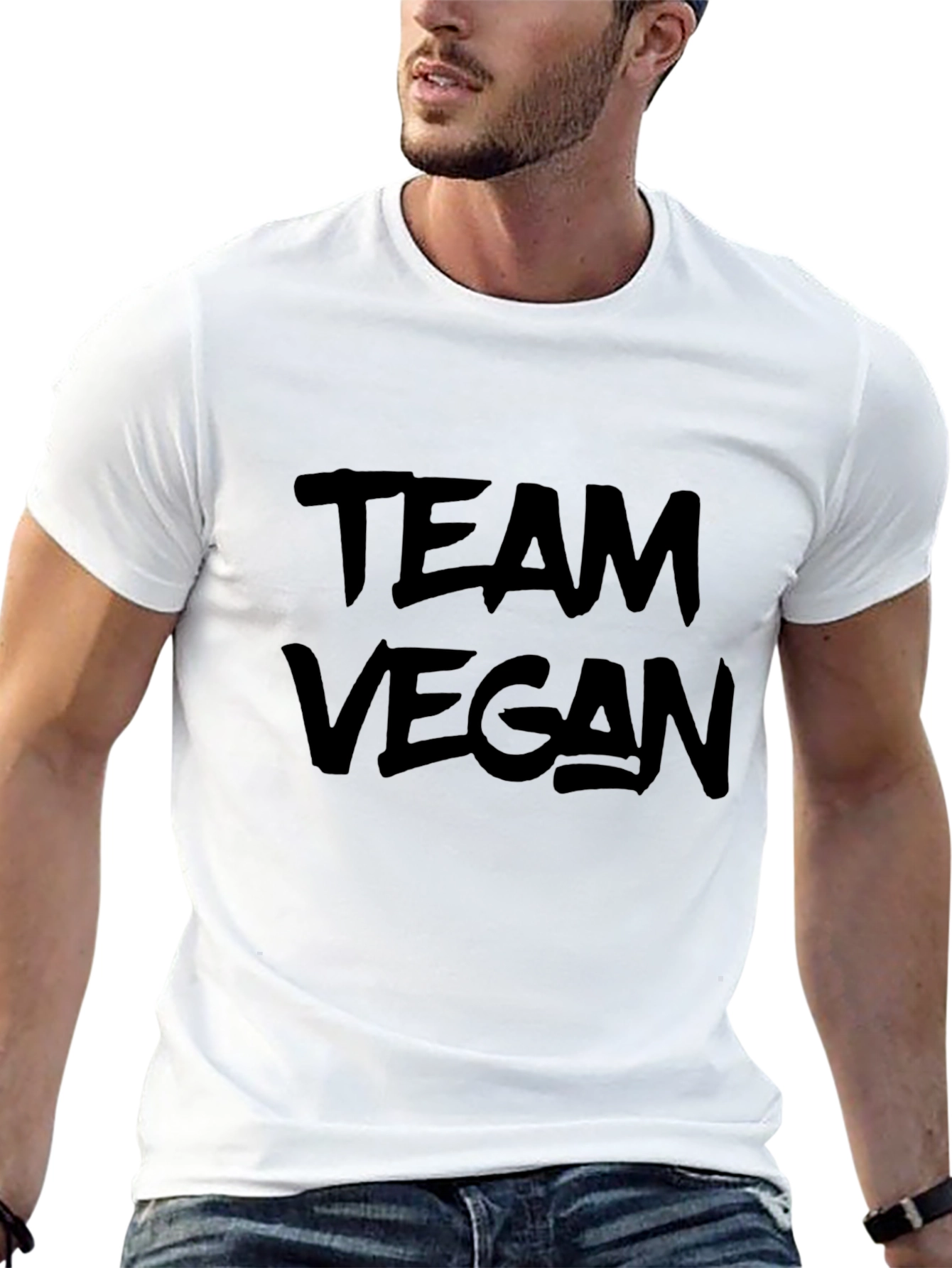 Team Vegan Black T-Shirt