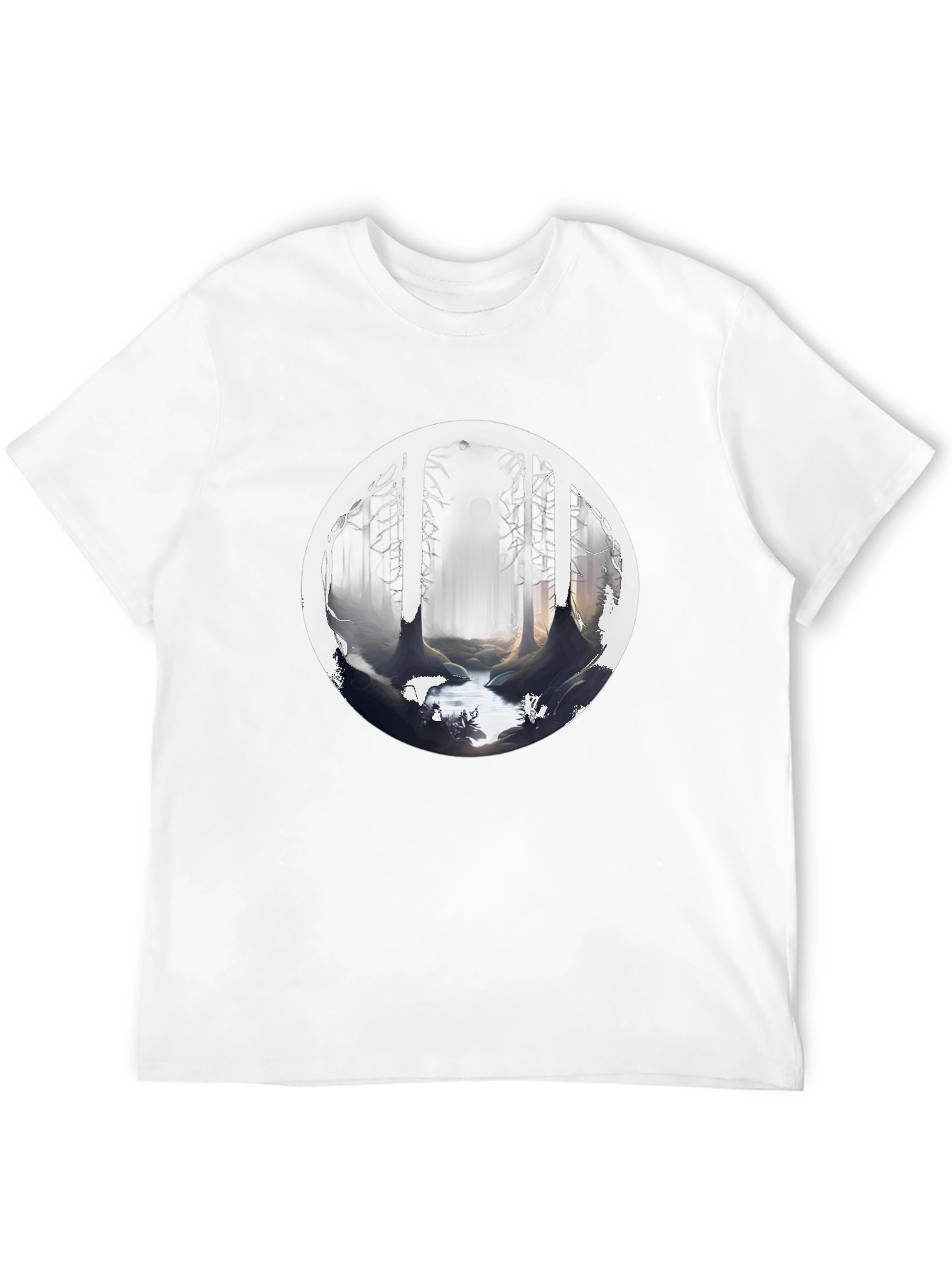 Mystic Forest Black T-Shirt