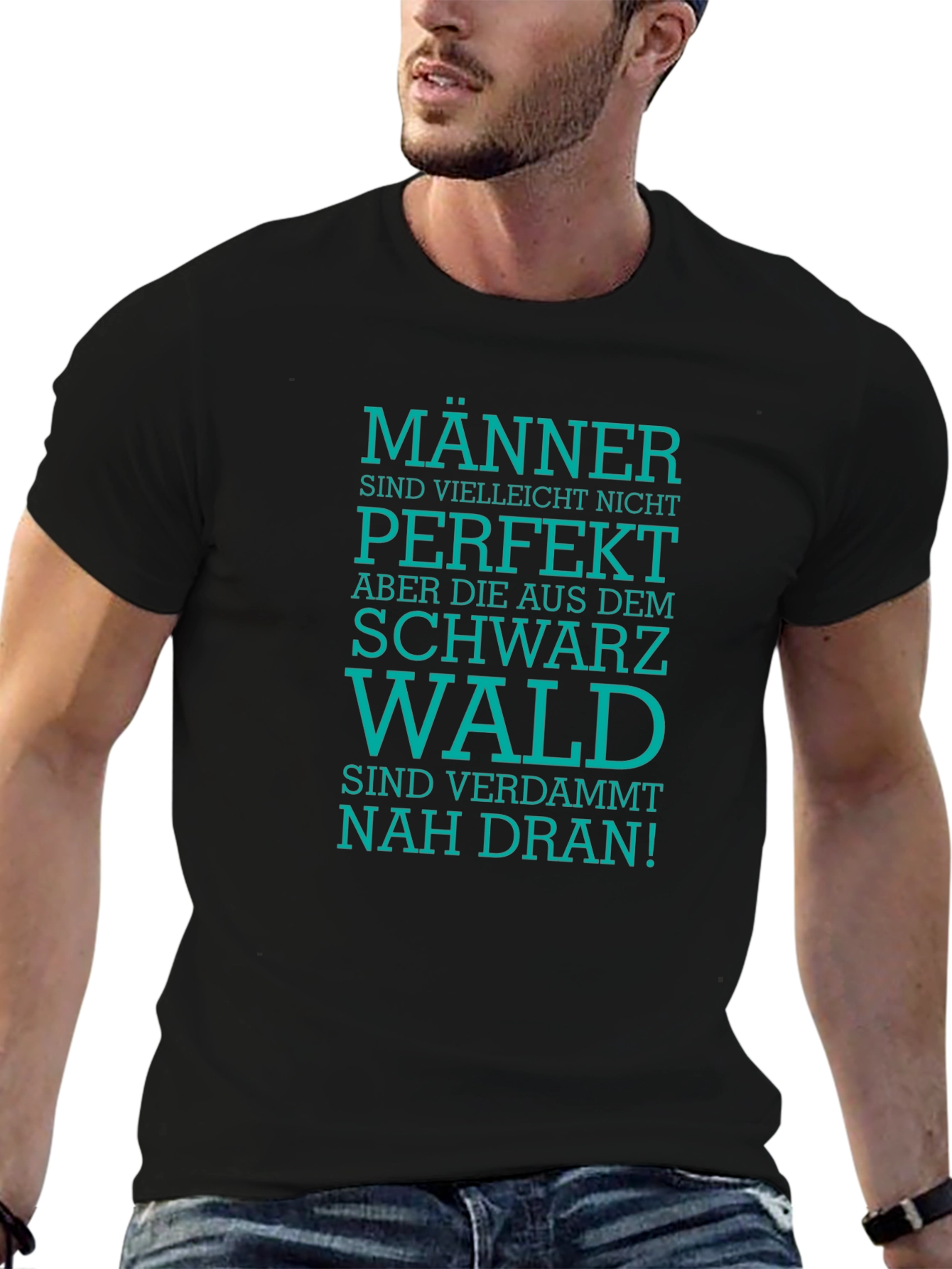 Black Forest Mens Tee: Imperfectly Awesome!