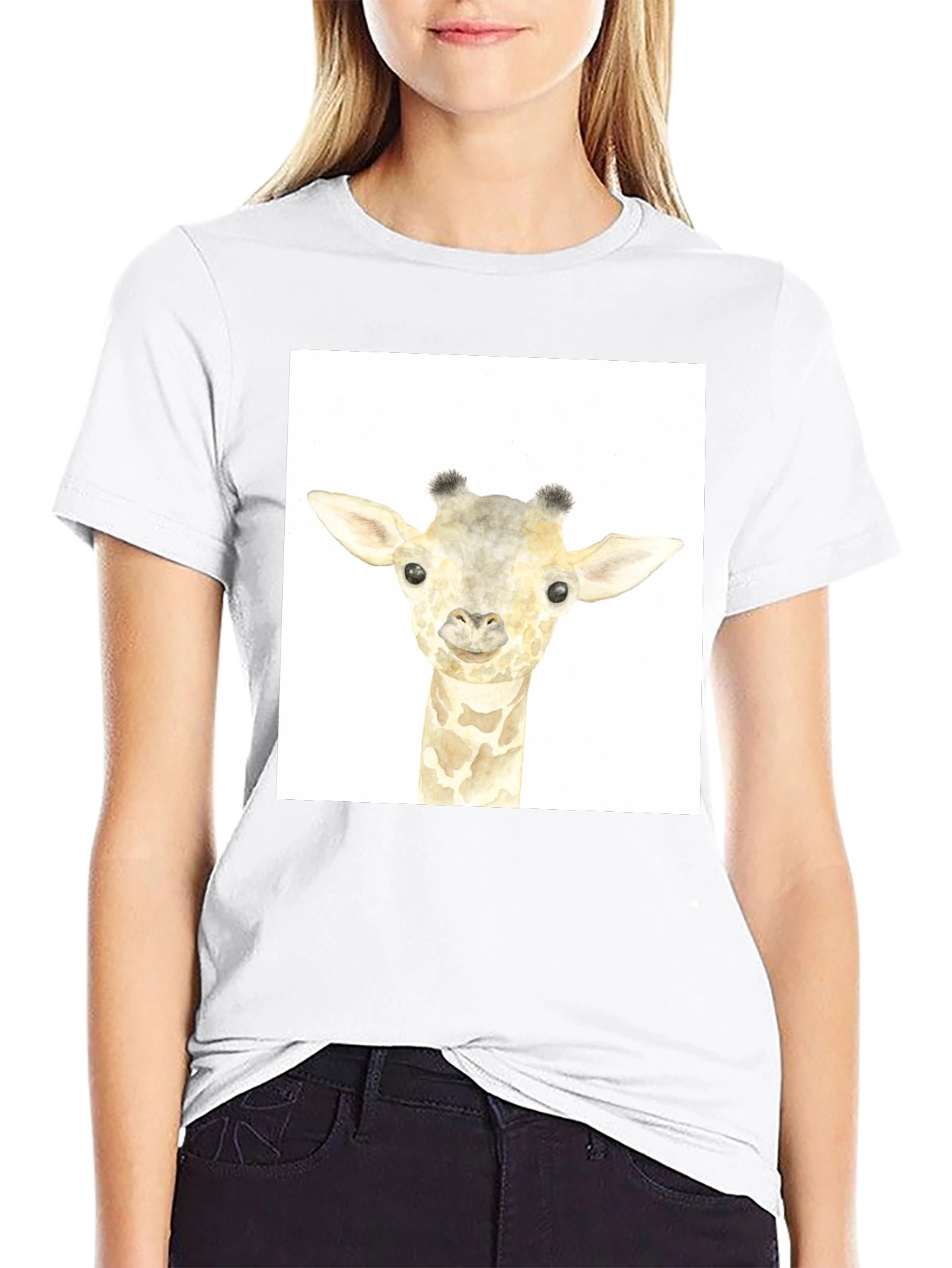 Giraffe Graphic Tee - Unisex Crew Neck