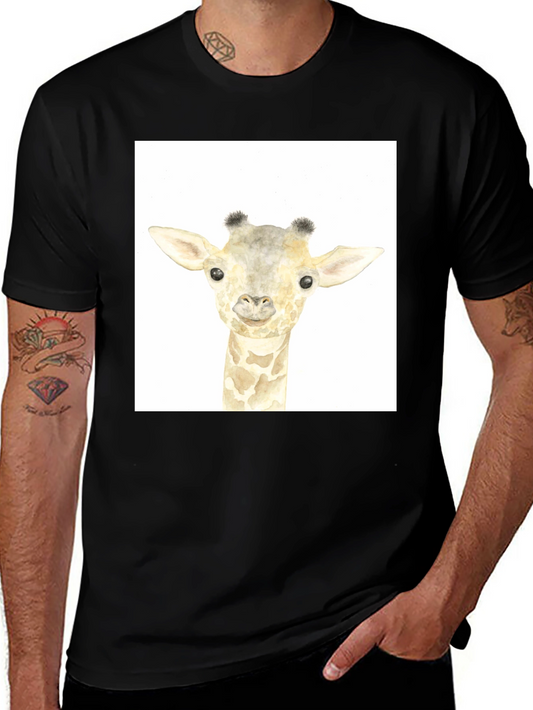 Giraffe Graphic Tee - Unisex Crew Neck