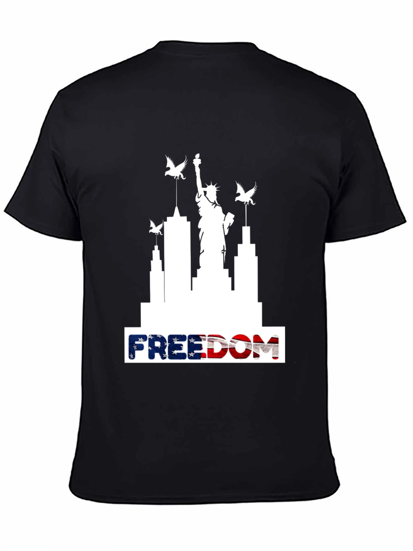 Freedom Skyline Tee - Patriotic USA Shirt