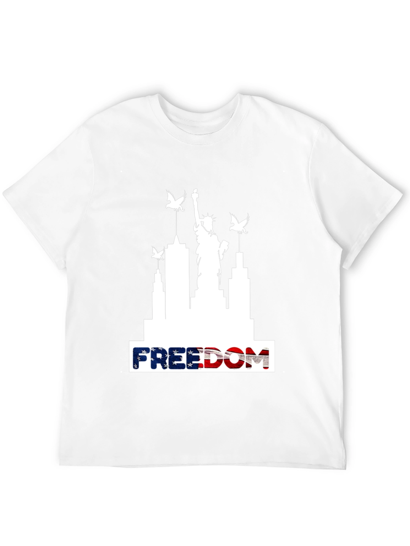 Freedom Skyline Tee - Patriotic USA Shirt