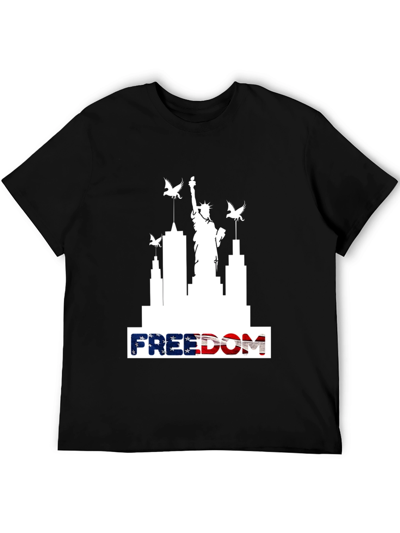 Freedom Skyline Tee - Patriotic USA Shirt