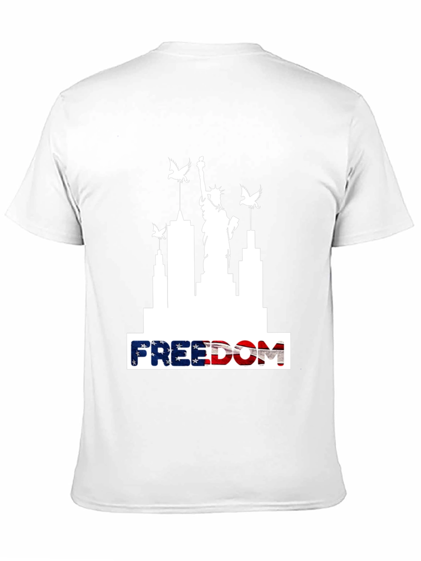 Freedom Skyline Tee - Patriotic USA Shirt