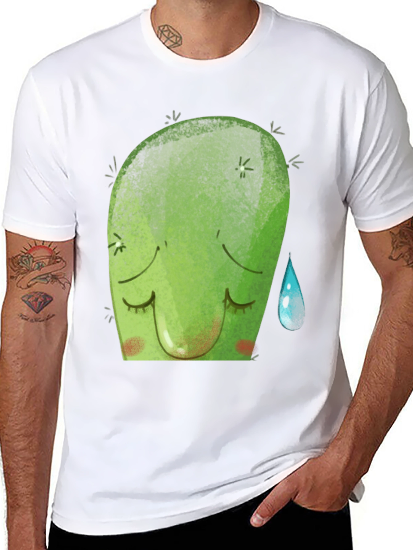 Sad Avocado Graphic Tee - Soft & Stylish
