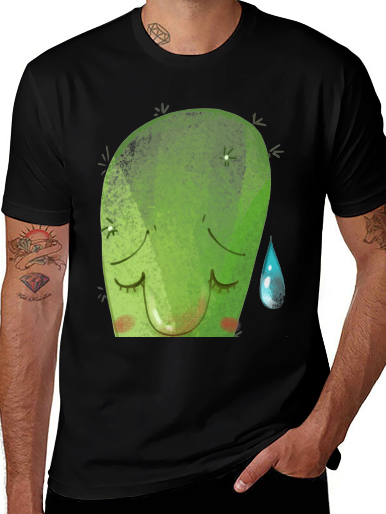 Sad Avocado Graphic Tee - Soft & Stylish