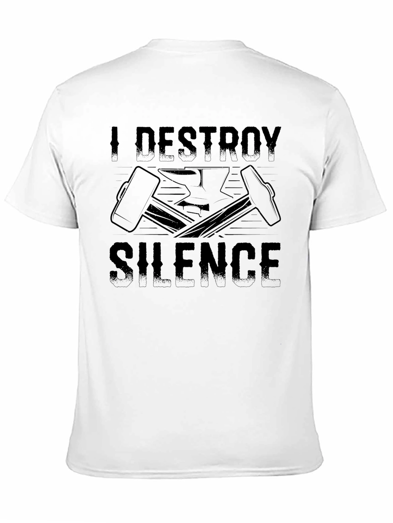 I Destroy Silence Blacksmith T-Shirt