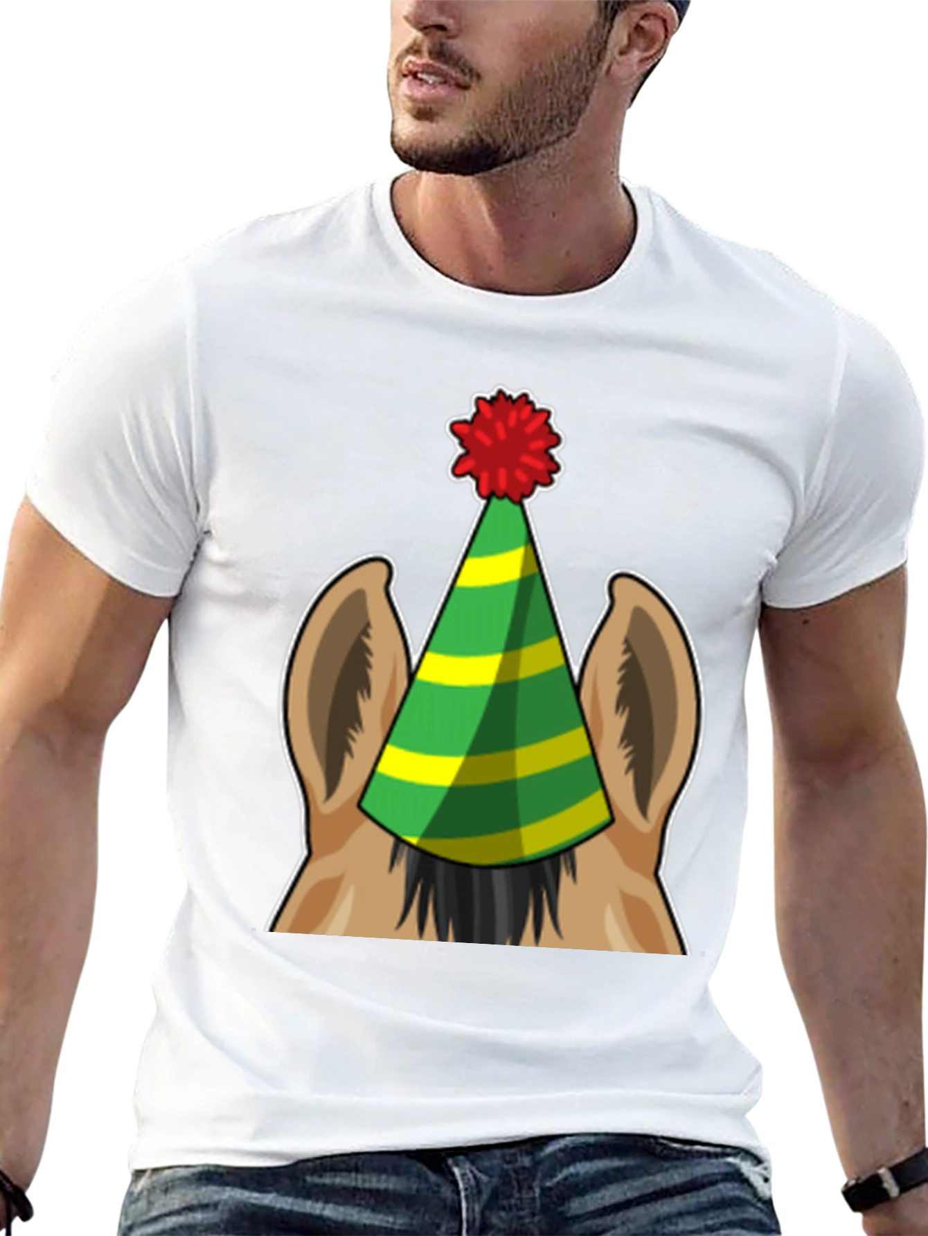 Party Animal Tee - Horse with Birthday Hat