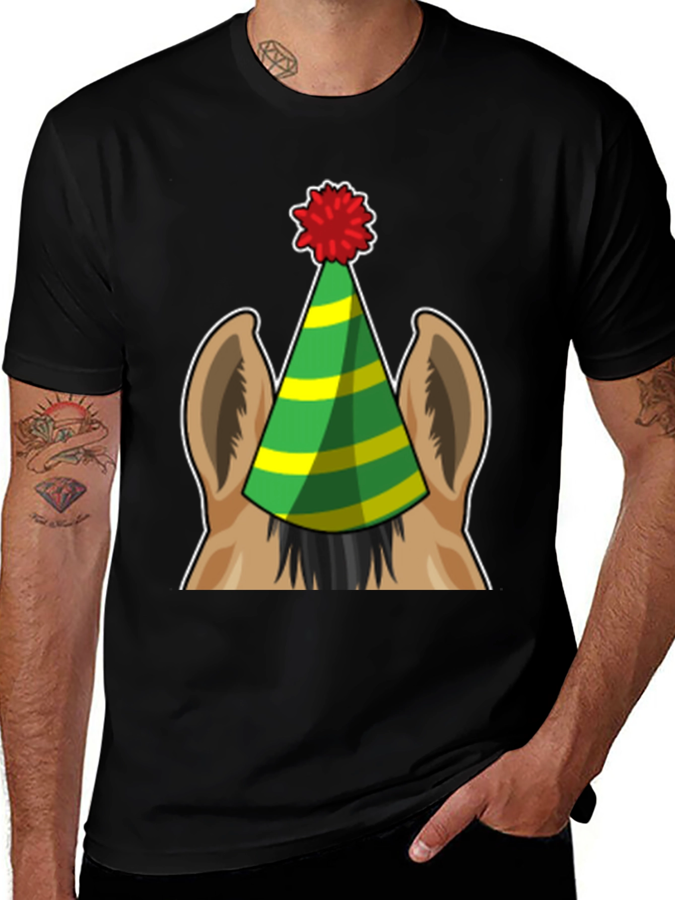 Party Animal Tee - Horse with Birthday Hat
