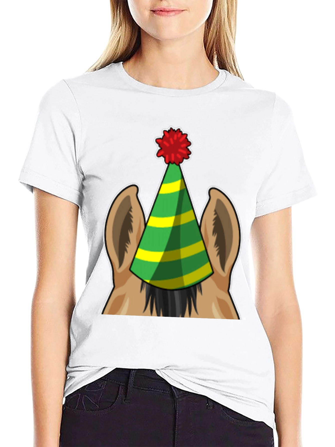 Party Animal Tee - Horse with Birthday Hat