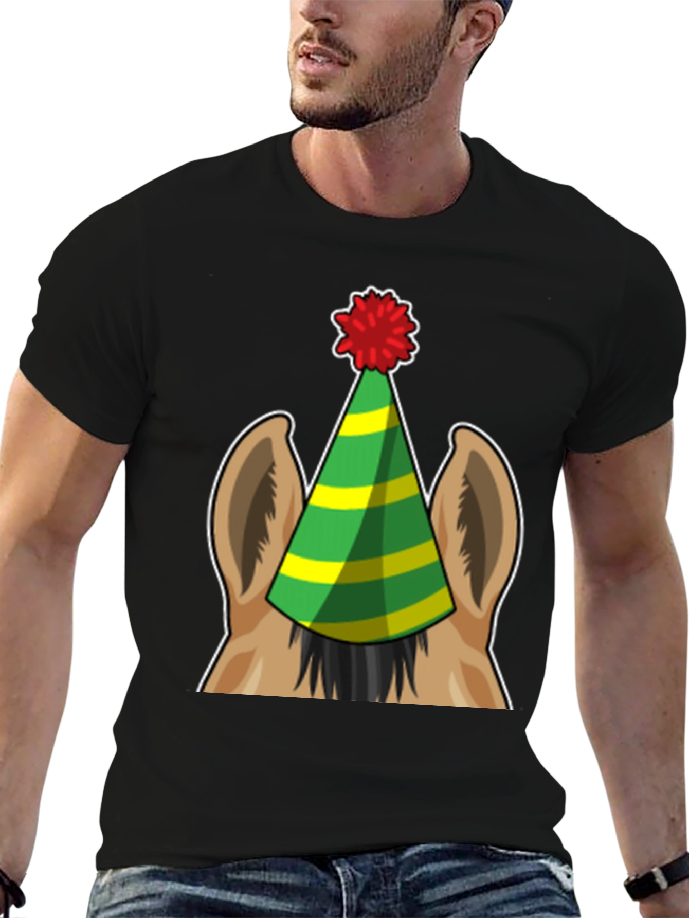 Party Animal Tee - Horse with Birthday Hat