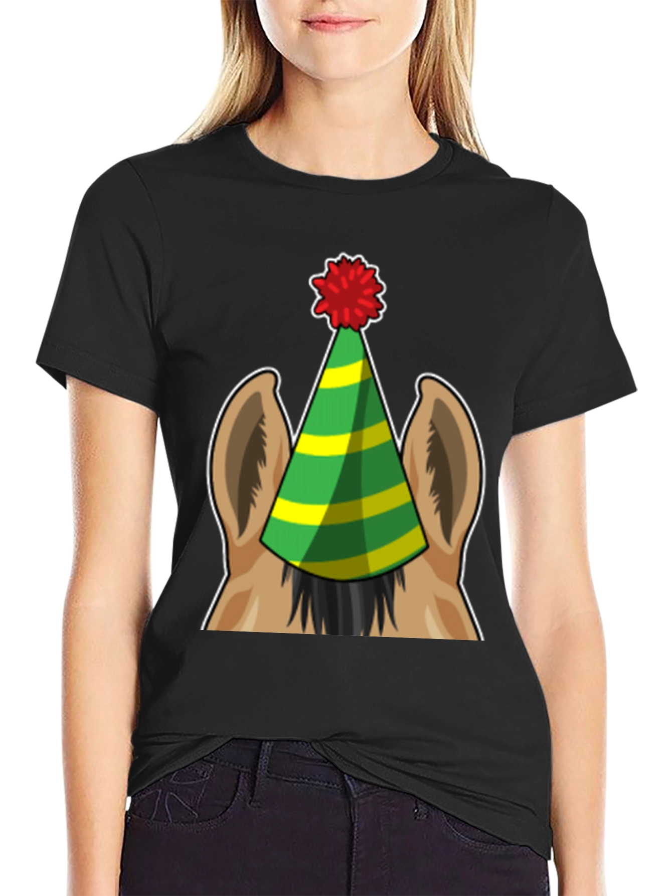 Party Animal Tee - Horse with Birthday Hat