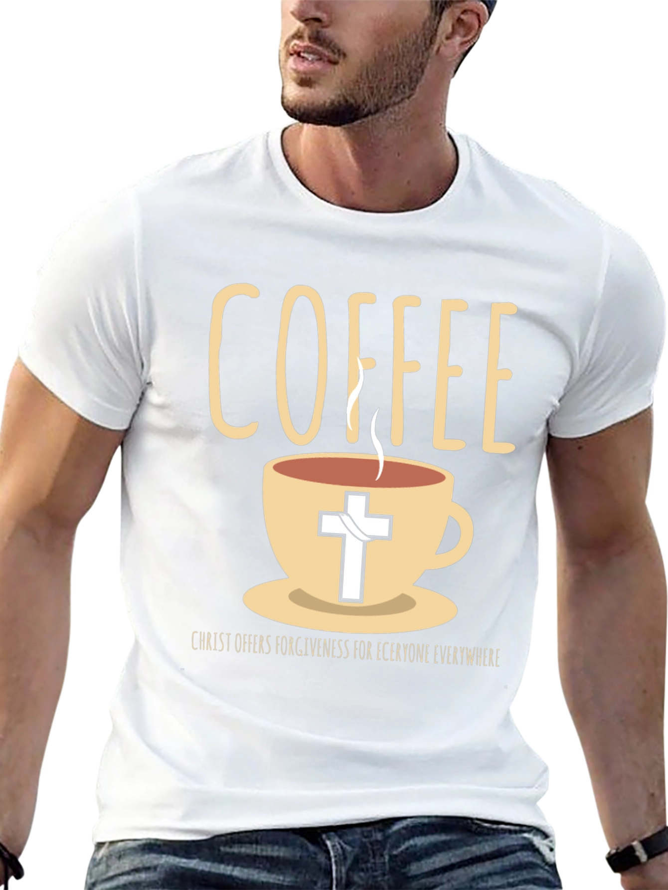 Coffee and Christ Graphic T-Shirt