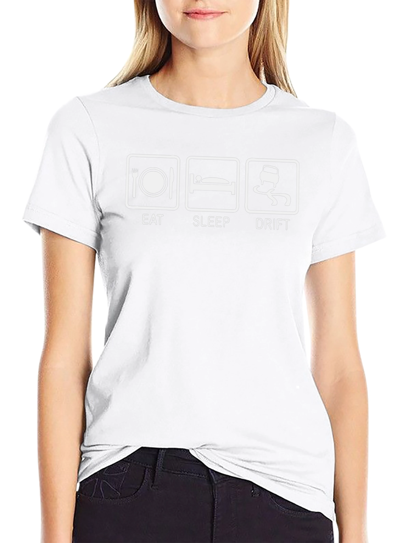 Eat Sleep Drift T-Shirt Funny Car Racing Tee