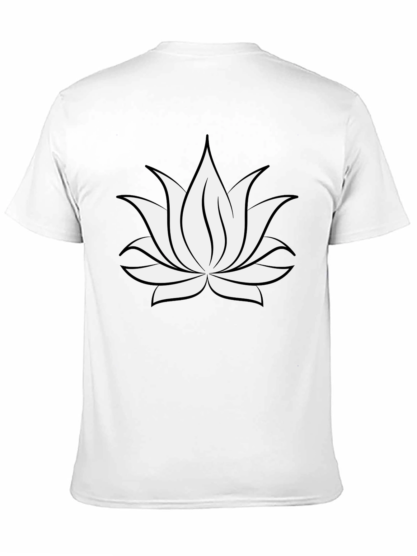 Lotus Flower Graphic T-Shirt - Soft Cotton Blend