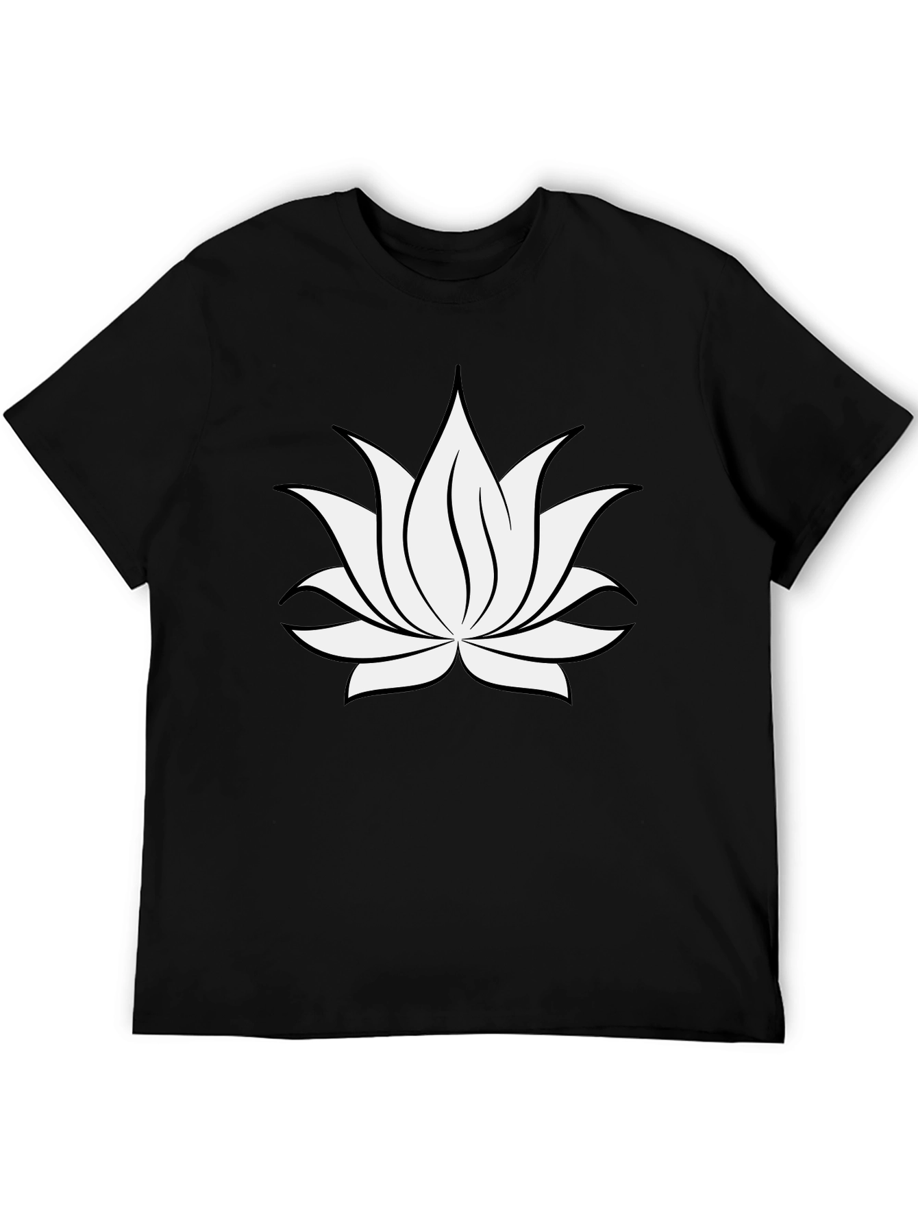 Lotus Flower Graphic T-Shirt - Soft Cotton Blend