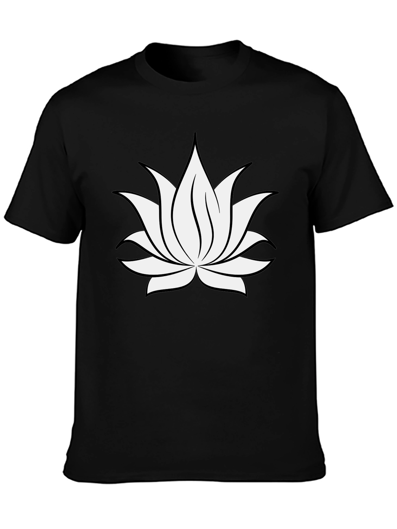 Lotus Flower Graphic T-Shirt - Soft Cotton Blend