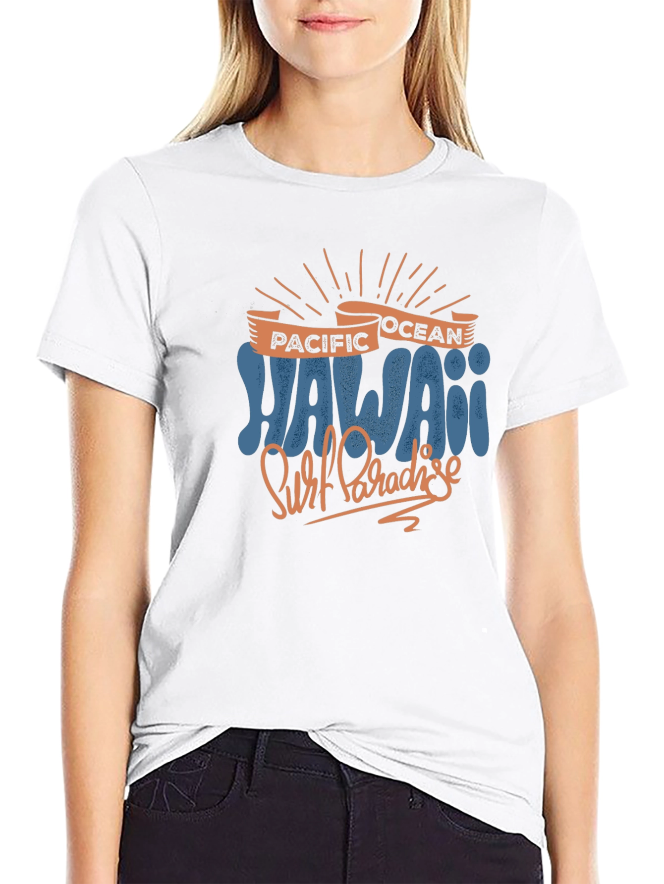 Hawaii Surf Paradise Graphic Tee